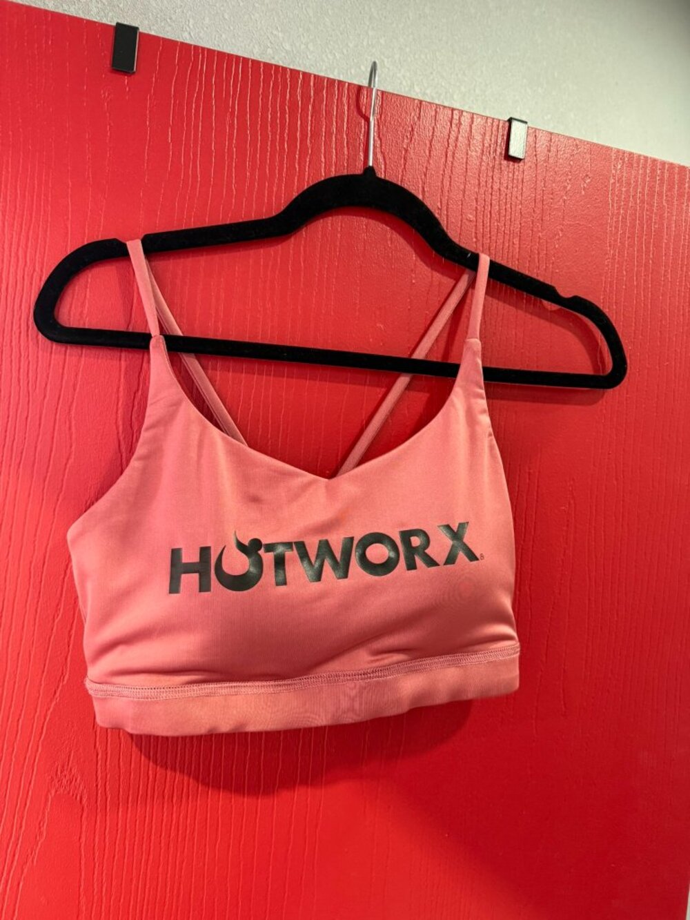 HOTWORX Mauve / Pink Sports Bra Size Small